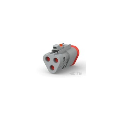 Deutsch Combination Line Connector, 3 Contact(S), Female, Crimp Terminal, Plug 1-2303816-1